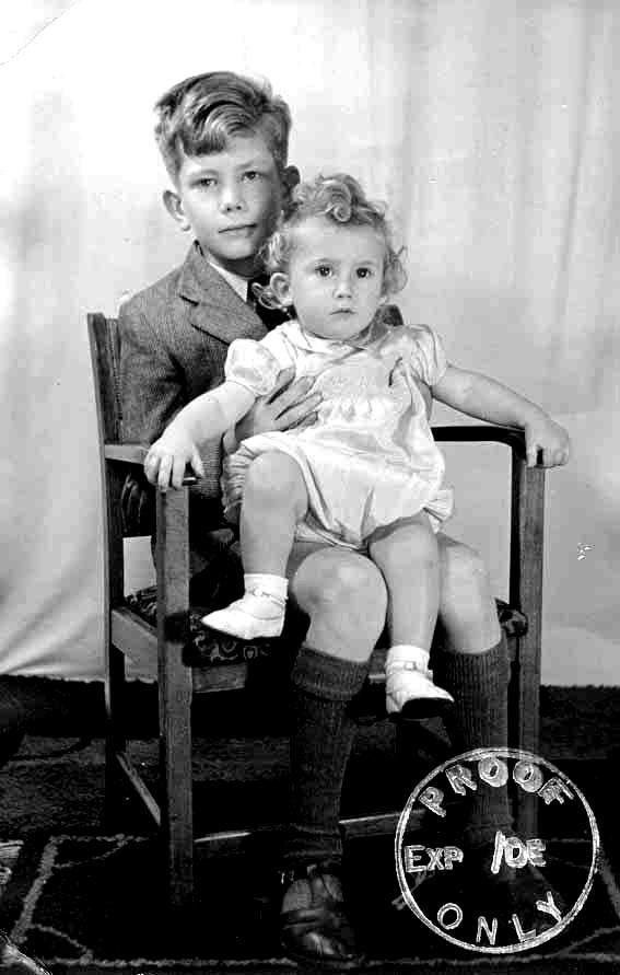 c. 1948. Studio photograph of Russon and Nigel