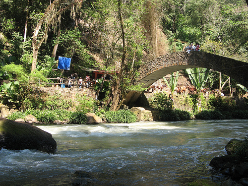 Bridge over the Río Cupatitzio