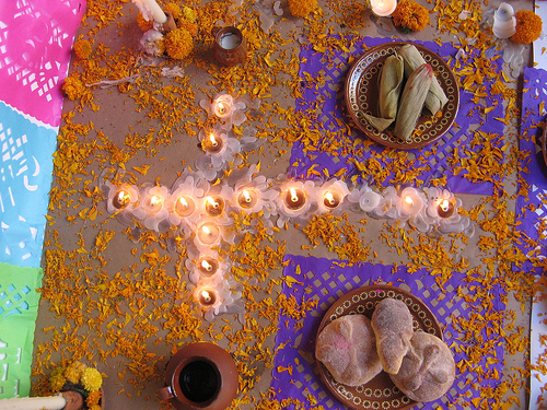 Detail of altar