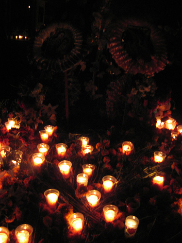 Noche de los Muertos in Tzintzuntzan cemetery