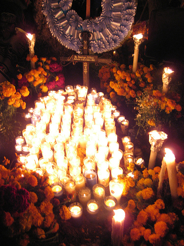 Noche de los Muertos in Tzintzuntzan cemetery