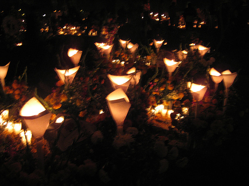 Noche de los Muertos in Tzintzuntzan cemetery