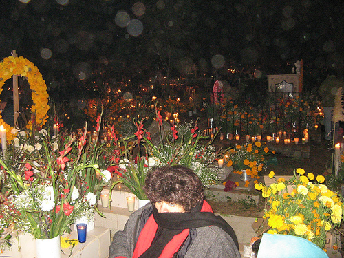 Noche de los Muertos in Tzintzuntzan cemetery