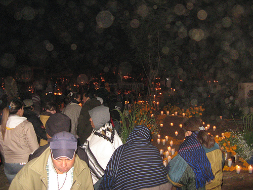 Noche de los Muertos in Tzintzuntzan cemetery