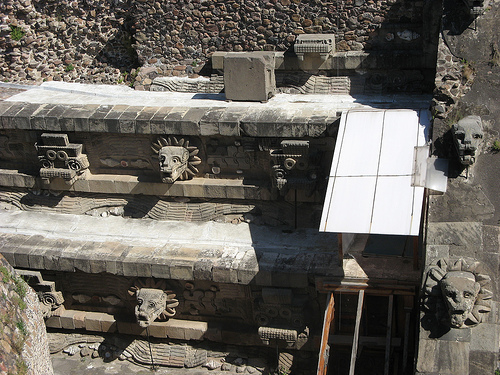 Teotihuacán: temple of Quetzalcóatl