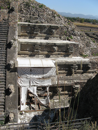 Teotihuacán: temple of Quetzalcóatl