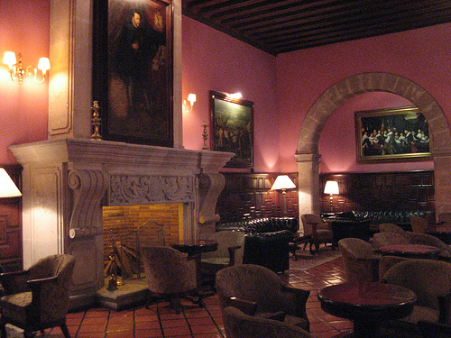 Inside the hotel